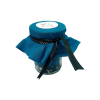 SCRUNCHIE JAR (petrolej/črna)