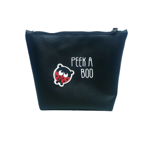 TOALETNA TORBICA "PEEK A BOO" (črna)